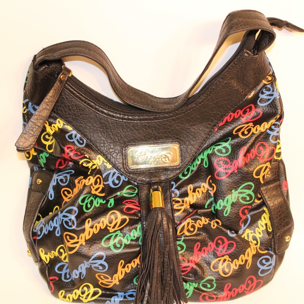 Vintage Multi Color COOGI Hand Bag